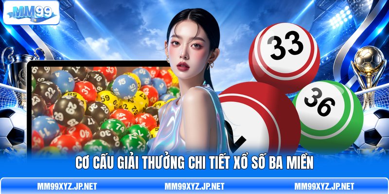 Cơ cấu giải thưởng chi tiết xổ số ba miền