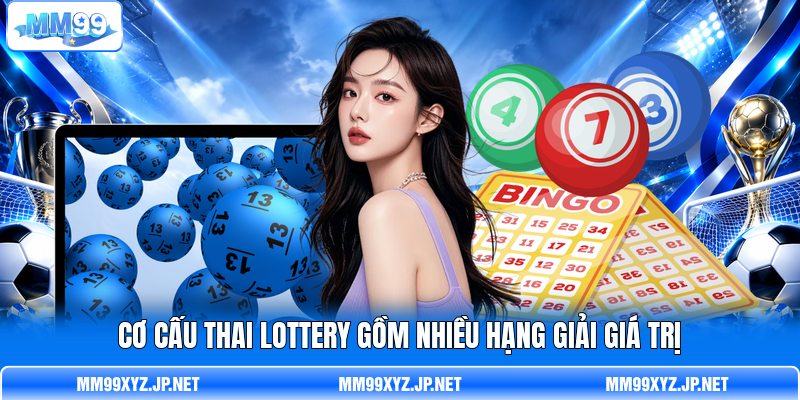 Cơ cấu Thai Lottery gồm nhiều hạng giải giá trị