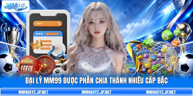 Đại lý MM99 được phân chia thành nhiều cấp bậc Đại lý MM99 được phân chia thành nhiều cấp bậc