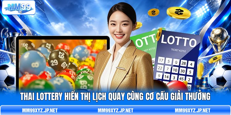 Thai Lottery hiển thị lịch quay cùng cơ cấu giải thưởng